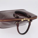 LOUIS VUITTON Monogram Vernis Alma PM Hand Bag Amarante M91611 LV Auth 210054-7