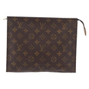 LOUIS VUITTON Monogram Poche Toilette 26 Pouch M47542 LV Auth 210058-2