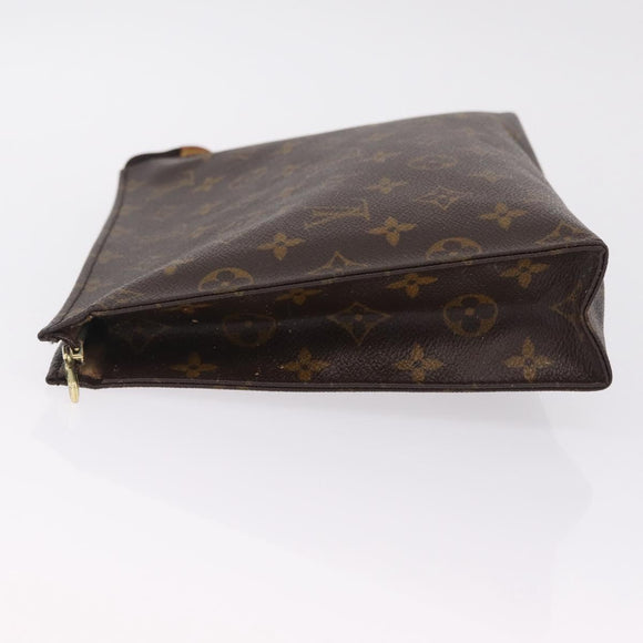 LOUIS VUITTON Monogram Poche Toilette 26 Pouch M47542 LV Auth 210058
