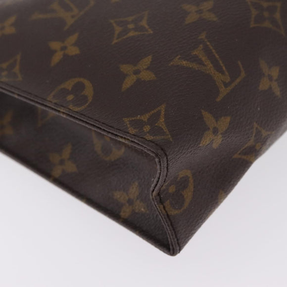 LOUIS VUITTON Monogram Poche Toilette 26 Pouch M47542 LV Auth 210058
