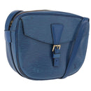 LOUIS VUITTON Epi Jeune Fille MM Shoulder Bag Toledo Blue M52155 LV Auth 210059A-1