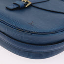 LOUIS VUITTON Epi Jeune Fille MM Shoulder Bag Toledo Blue M52155 LV Auth 210059A-14