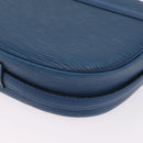 LOUIS VUITTON Epi Jeune Fille MM Shoulder Bag Toledo Blue M52155 LV Auth 210059A-16