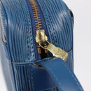 LOUIS VUITTON Epi Jeune Fille MM Shoulder Bag Toledo Blue M52155 LV Auth 210059A-17