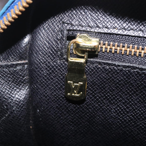LOUIS VUITTON Epi Jeune Fille MM Shoulder Bag Toledo Blue M52155 LV Auth 210059A