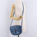 LOUIS VUITTON Epi Jeune Fille MM Shoulder Bag Toledo Blue M52155 LV Auth 210059A-26