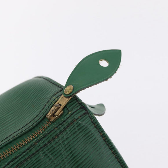 LOUIS VUITTON Epi Speedy 35 Hand Bag Borneo Green M42994 LV Auth 210064