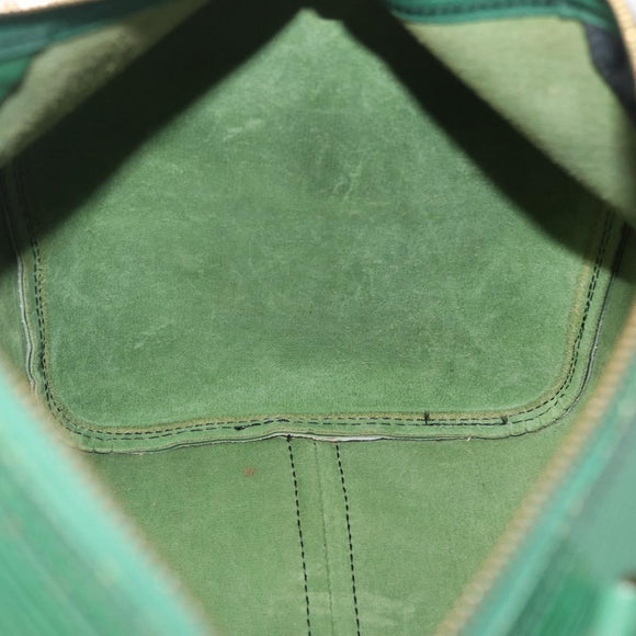 LOUIS VUITTON Epi Speedy 35 Hand Bag Borneo Green M42994 LV Auth 210064