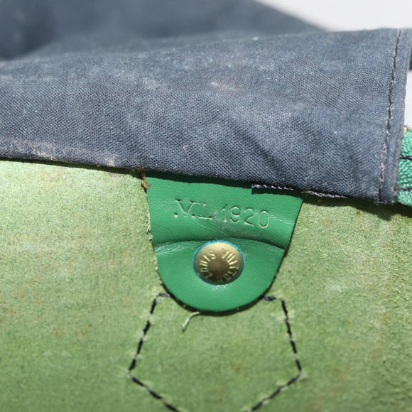 LOUIS VUITTON Epi Speedy 35 Hand Bag Borneo Green M42994 LV Auth 210064