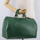 LOUIS VUITTON Epi Speedy 35 Hand Bag Borneo Green M42994 LV Auth 210064-24