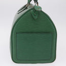 LOUIS VUITTON Epi Speedy 35 Hand Bag Borneo Green M42994 LV Auth 210064-4