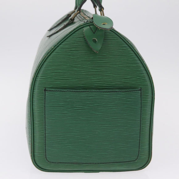 LOUIS VUITTON Epi Speedy 35 Hand Bag Borneo Green M42994 LV Auth 210064