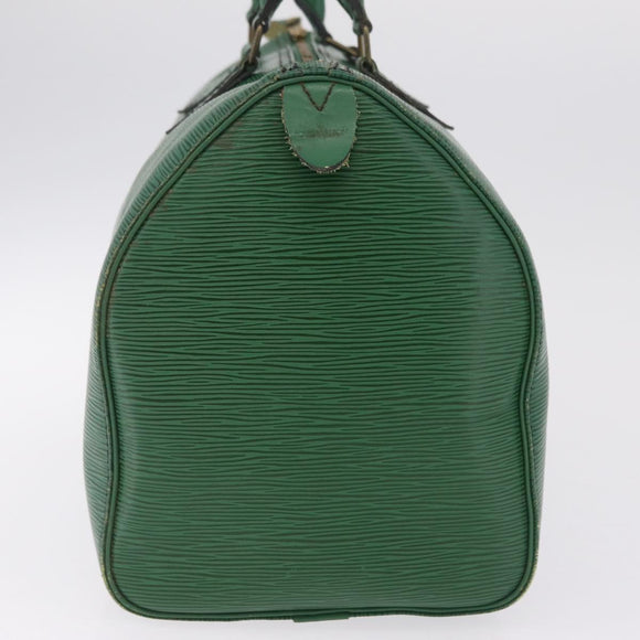 LOUIS VUITTON Epi Speedy 35 Hand Bag Borneo Green M42994 LV Auth 210064