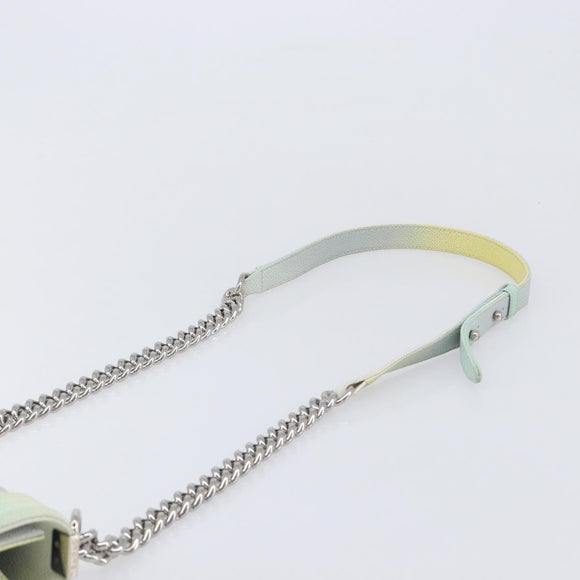 CHANEL Chain Matelasse Boy Chanel Bag Caviar Skin Multicolor CC Auth 210066SAM