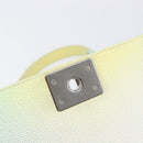 CHANEL Chain Matelasse Boy Chanel Bag Caviar Skin Multicolor CC Auth 210066SAM-21