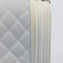 CHANEL Chain Matelasse Boy Chanel Bag Caviar Skin Multicolor CC Auth 210066SAM-5