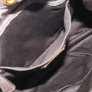 Miu Miu Hand Bag Vitellolux Gray Gold Auth 210067A-19