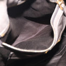Miu Miu Hand Bag Vitellolux Gray Gold Auth 210067A-20