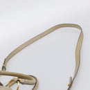 Miu Miu Hand Bag Vitellolux 2way Beige Gold Auth 210070V-10