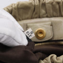 Miu Miu Hand Bag Vitellolux 2way Beige Gold Auth 210070V-23