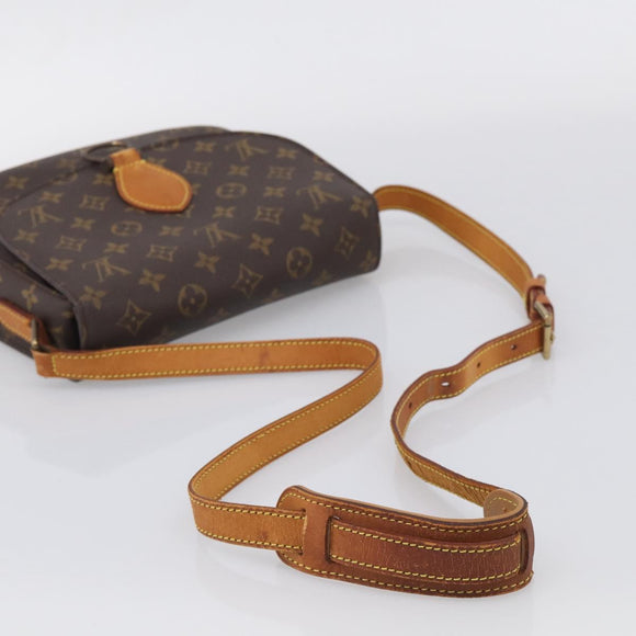 LOUIS VUITTON Monogram Saint Cloud GM Shoulder Bag M51242 LV Auth 210071