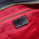 CELINE Hand Bag Canvas Leather Multicolor Gold Auth 210073-20