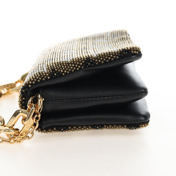 LOUIS VUITTON Monogram Beads Kussan BB Bag Beads Gold M22429 LV Auth 210076SM