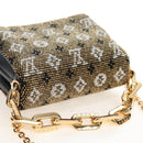 LOUIS VUITTON Monogram Beads Kussan BB Bag Beads Gold M22429 LV Auth 210076SM-6