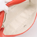 CHANEL Matelasse 25 Chain Shoulder Bag Lamb Skin Red Silver CC Auth 210079SM-23