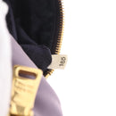 PRADA Hand Bag Nylon Purple Gold Auth 210080A-26