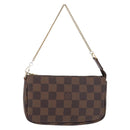LOUIS VUITTON Damier Ebene Mini Pochette Accessory Pouch N58009 LV Auth 210083A-2