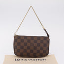 LOUIS VUITTON Damier Ebene Mini Pochette Accessory Pouch N58009 LV Auth 210083A-27