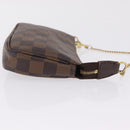 LOUIS VUITTON Damier Ebene Mini Pochette Accessory Pouch N58009 LV Auth 210083A-4