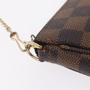 LOUIS VUITTON Damier Ebene Mini Pochette Accessory Pouch N58009 LV Auth 210083A-7