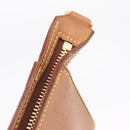LOUIS VUITTON Nomad Cabas Amble PM Pouch Leather Beige M92502 LV Auth 210085-14