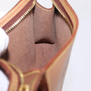 LOUIS VUITTON Nomad Cabas Amble PM Pouch Leather Beige M92502 LV Auth 210085-17