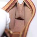 LOUIS VUITTON Nomad Cabas Amble PM Pouch Leather Beige M92502 LV Auth 210085-18