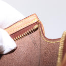 LOUIS VUITTON Nomad Cabas Amble PM Pouch Leather Beige M92502 LV Auth 210085-19