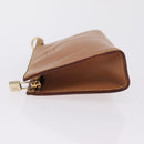 LOUIS VUITTON Nomad Cabas Amble PM Pouch Leather Beige M92502 LV Auth 210085-6