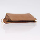 LOUIS VUITTON Nomad Cabas Amble PM Pouch Leather Beige M92502 LV Auth 210085-7