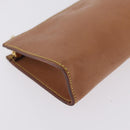 LOUIS VUITTON Nomad Cabas Amble PM Pouch Leather Beige M92502 LV Auth 210085-9
