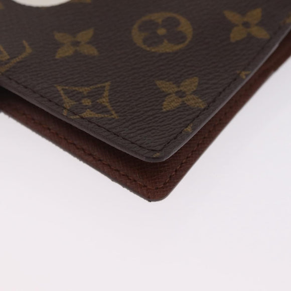 LOUIS VUITTON Monogram Panda Agenda PM Day Planner Cover R20011 LV Auth 210087V