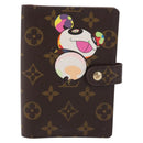 LOUIS VUITTON Monogram Panda Agenda PM Day Planner Cover R20011 LV Auth 210087V-2