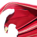 LOUIS VUITTON Monogram Cherry Porte Monnaie Zip Long Wallet M95006 Auth 210089V-16