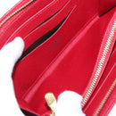 LOUIS VUITTON Monogram Cherry Porte Monnaie Zip Long Wallet M95006 Auth 210089V-17