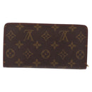 LOUIS VUITTON Monogram Cherry Porte Monnaie Zip Long Wallet M95006 Auth 210089V-3