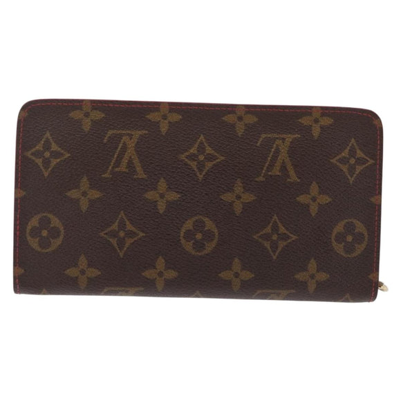 LOUIS VUITTON Monogram Cherry Porte Monnaie Zip Long Wallet M95006 Auth 210089V