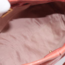 Miu Miu Hand Bag Leather 2way Pink Gold Auth 210090V-21