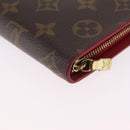 LOUIS VUITTON Monogram Cherry Porte Monnaie Zip Long Wallet M95006 Auth 210091V-11