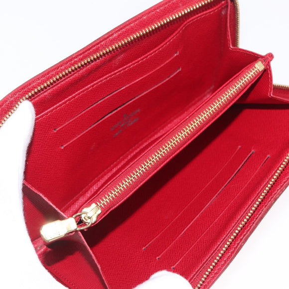 LOUIS VUITTON Monogram Cherry Porte Monnaie Zip Long Wallet M95006 Auth 210091V